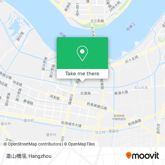 蕭山機場 map
