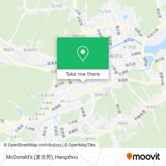 McDonald's (麦当劳) map
