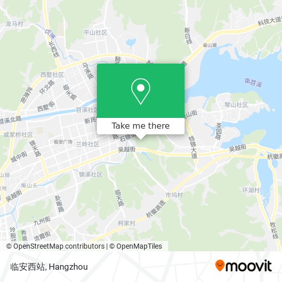 临安西站 map