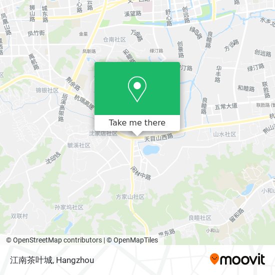 江南茶叶城 map