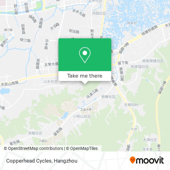 Copperhead Cycles map