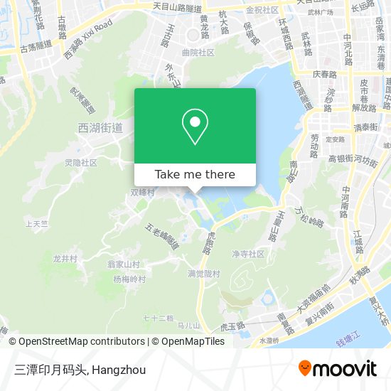 三潭印月码头 map