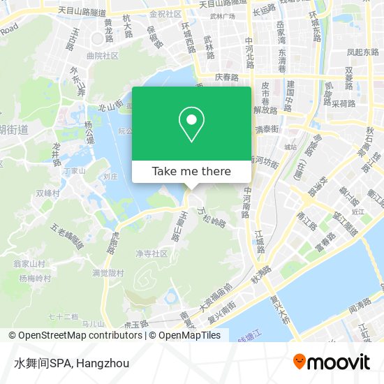 水舞间SPA map