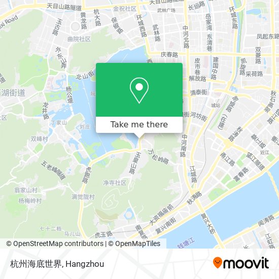 杭州海底世界 map