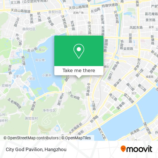 City God Pavilion map