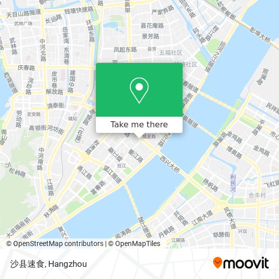 沙县速食 map