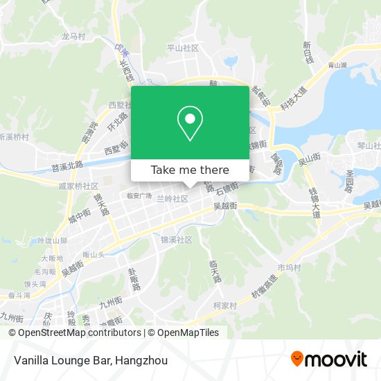 Vanilla Lounge Bar map