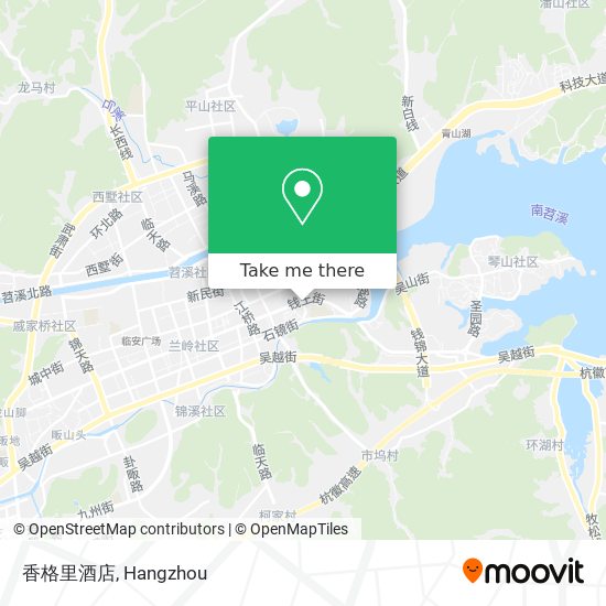 香格里酒店 map