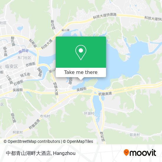 中都青山湖畔大酒店 map