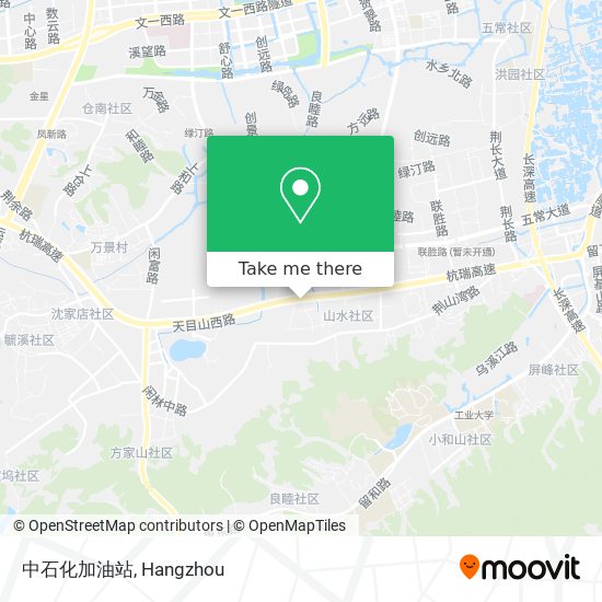 中石化加油站 map