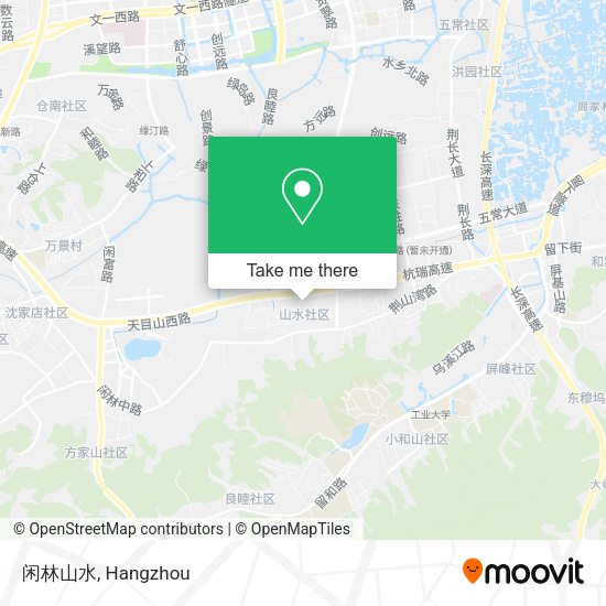 闲林山水 map