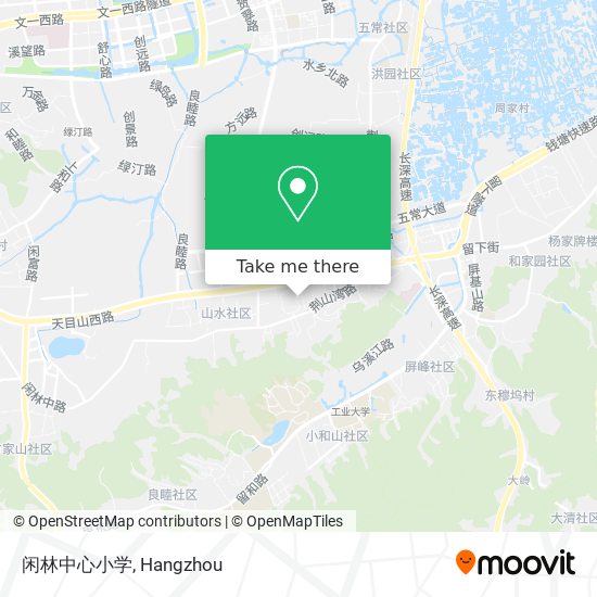 闲林中心小学 map