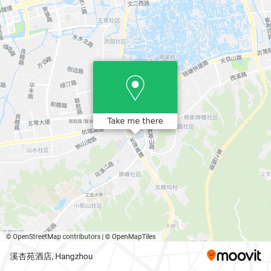 溪杏苑酒店 map