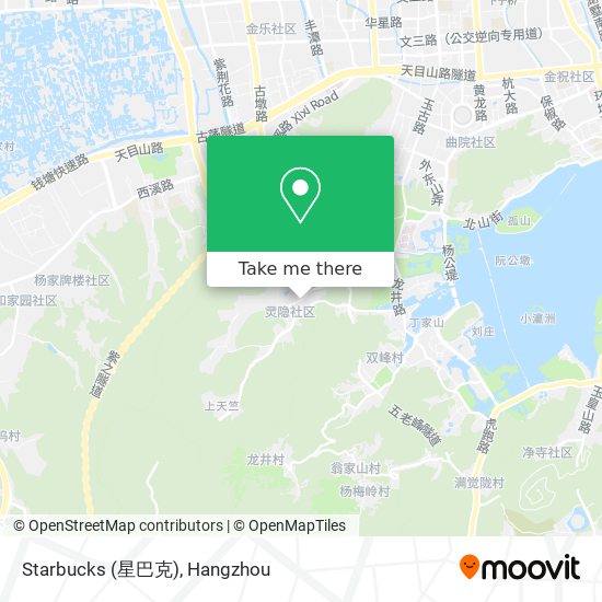 Starbucks (星巴克) map