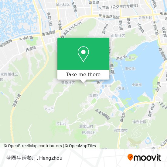 蓝圈生活餐厅 map