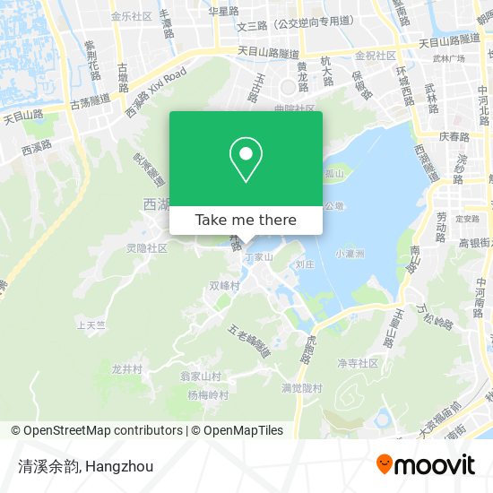 清溪余韵 map