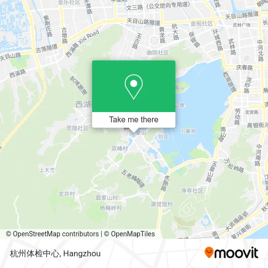 杭州体检中心 map