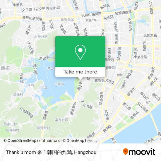 Thank u mom 来自韩国的炸鸡 map