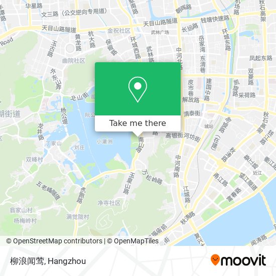 柳浪闻莺 map