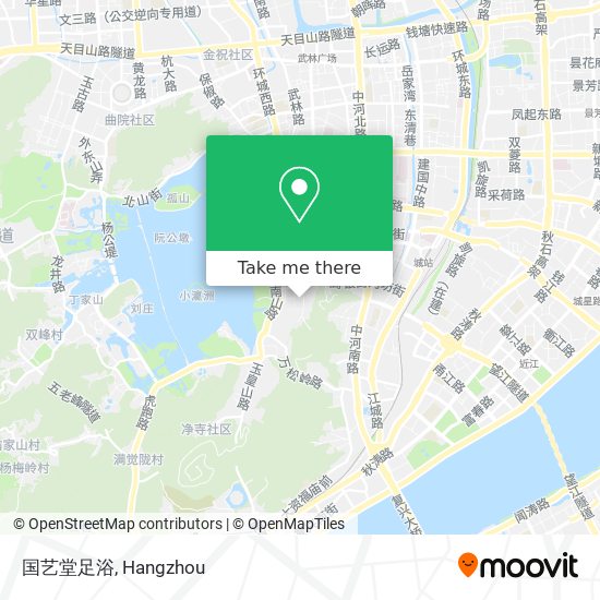 国艺堂足浴 map