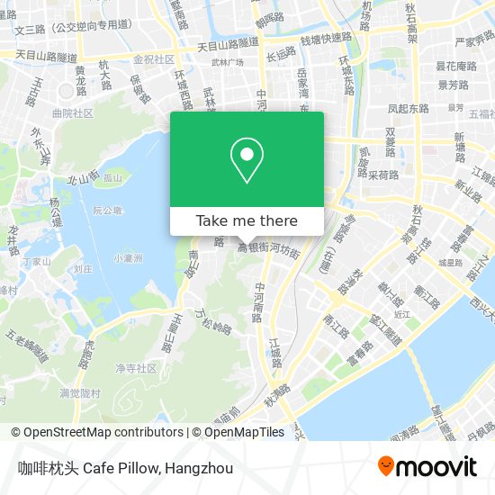咖啡枕头 Cafe Pillow map
