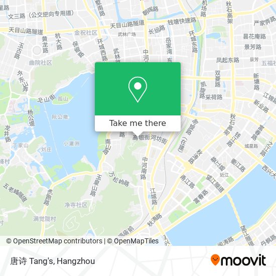 唐诗 Tang's map