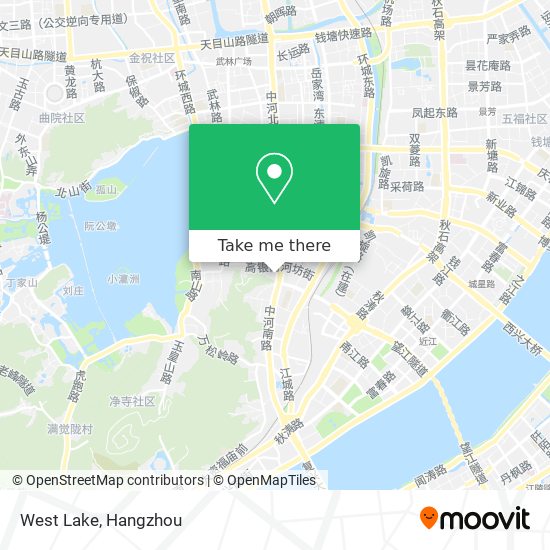 West Lake map