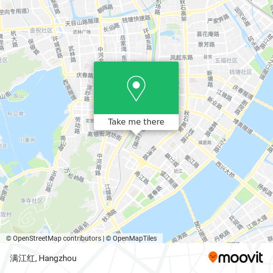 满江红 map