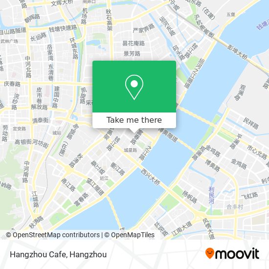 Hangzhou Cafe map