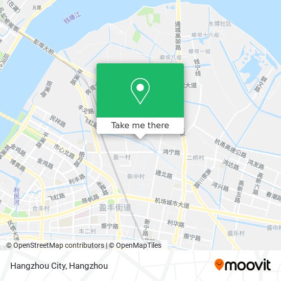 Hangzhou City map