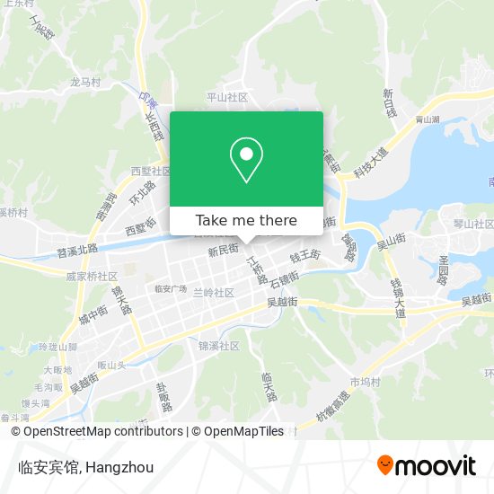 临安宾馆 map