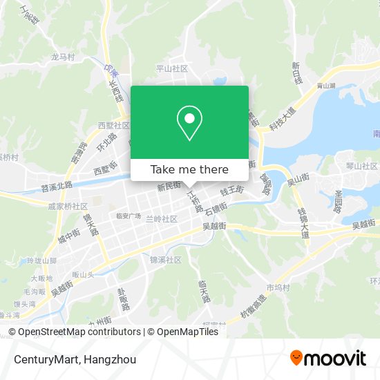 CenturyMart map