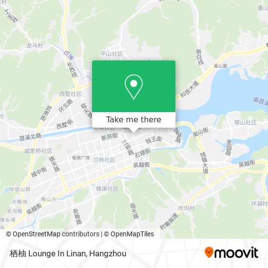 栖柚 Lounge In Linan map
