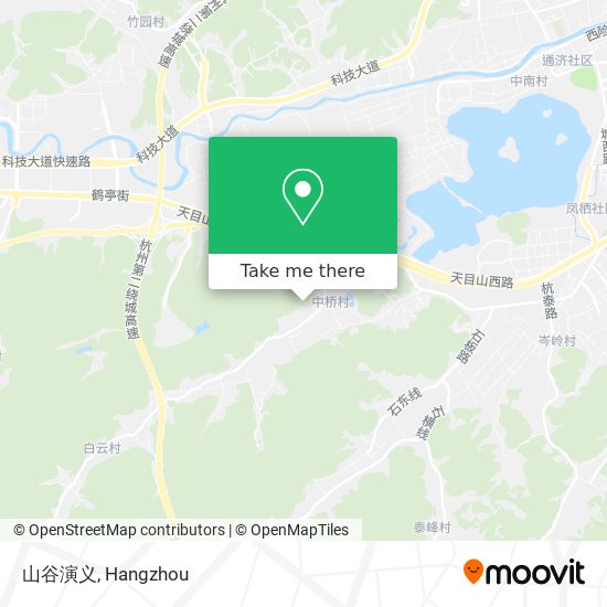 山谷演义 map