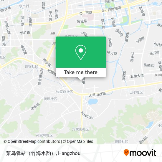 菜鸟驿站（竹海水韵） map