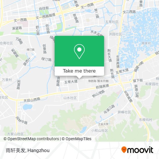 雨轩美发 map