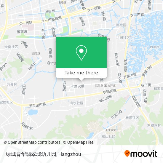绿城育华翡翠城幼儿园 map