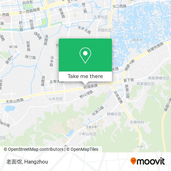 老面馆 map