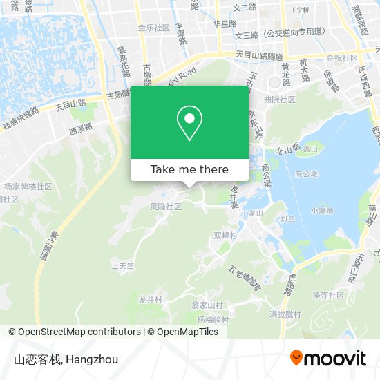 山恋客栈 map