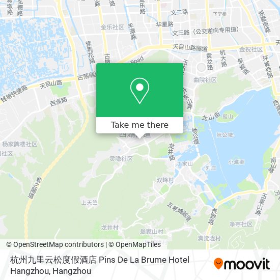 杭州九里云松度假酒店 Pins De La Brume Hotel Hangzhou map
