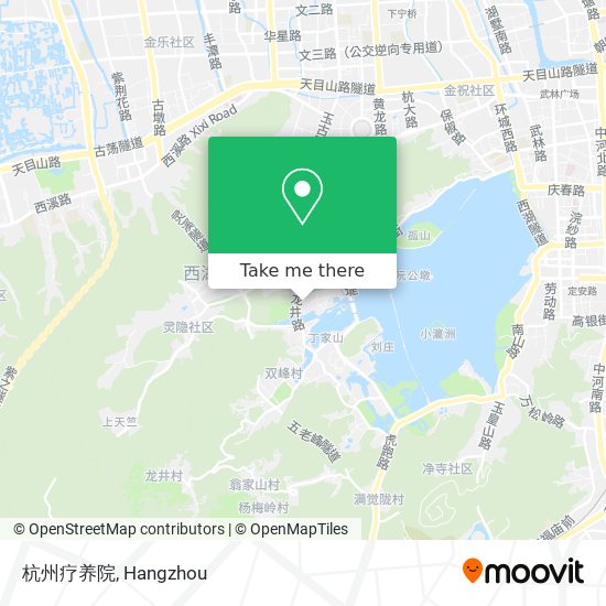 杭州疗养院 map