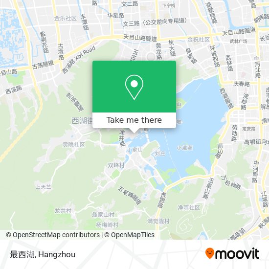 最西湖 map