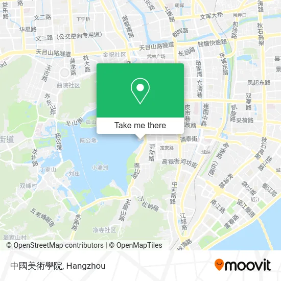 中國美術學院 map