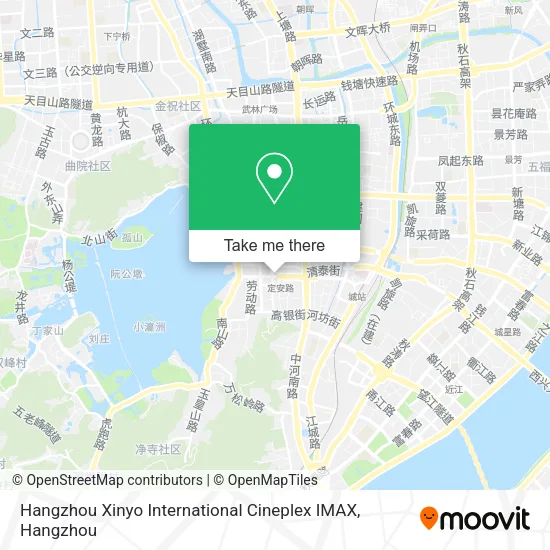Hangzhou Xinyo International Cineplex IMAX map