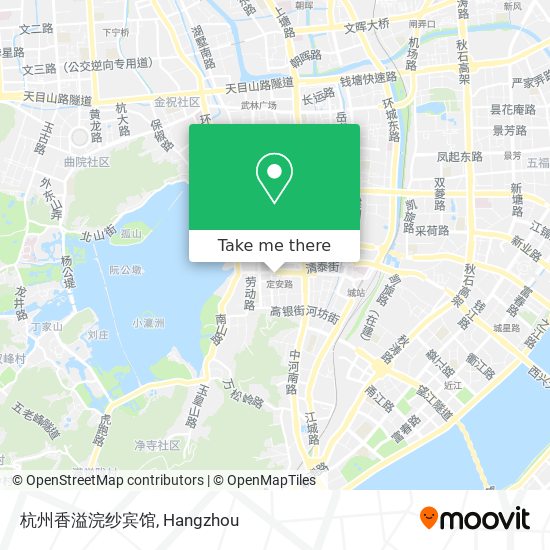杭州香溢浣纱宾馆 map