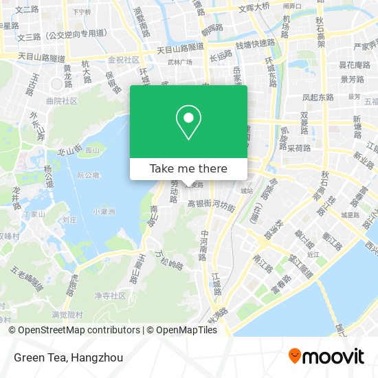 Green Tea map