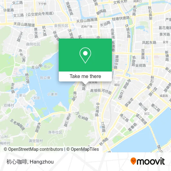 初心咖啡 map