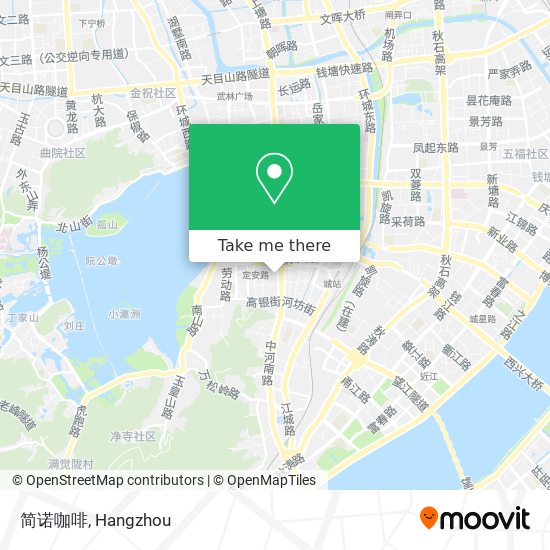简诺咖啡 map