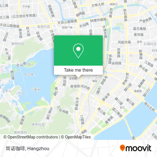 简诺咖啡 map