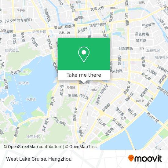 West Lake Cruise map